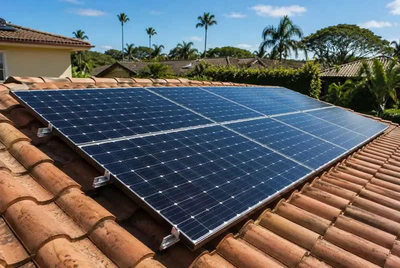 Installation de panneaux solaires à Mendionde